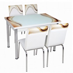 Трапезна маса CB 019 със столове CB 019 - Комплекти маси и столове