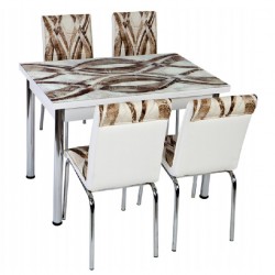 Трапезна маса CB 036 със столове CB 036 - Комплекти маси и столове