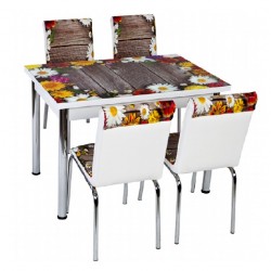 Трапезна маса CB 043 със столове CB 043 - Комплекти маси и столове