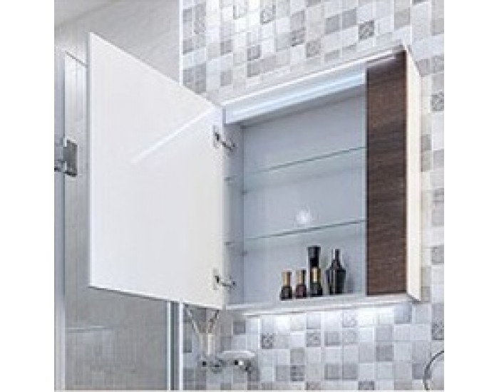 Горен шкаф за баня Manhattan, двойно LED осветление