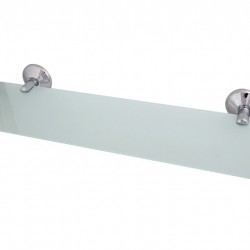 Стъклена полица с държачи модел 205, 50 см - Продукти за баня и WC