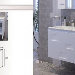 Долен шкаф за баня модел Light, PVC - Triano