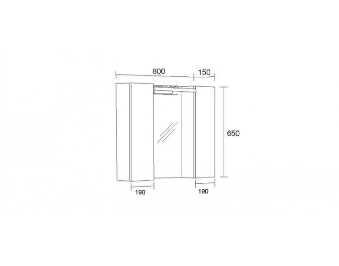 Комплект за баня модел Colorado, LED осветление