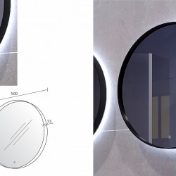Огледало за баня модел Capetown, LED периферно осветление - Шкафове за баня