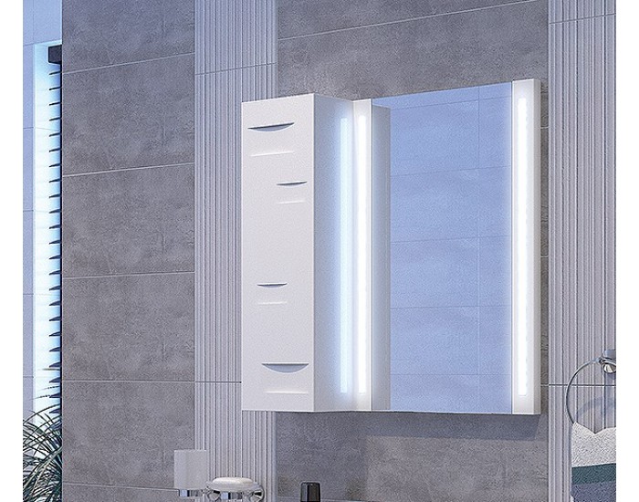 Горен шкаф за баня модел light, PVC
