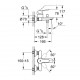 Смесител за вана Grohe BauEdge 23334000