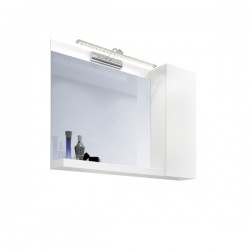 Горен шкаф за баня Stepik, LED осветление - Шкафове за баня