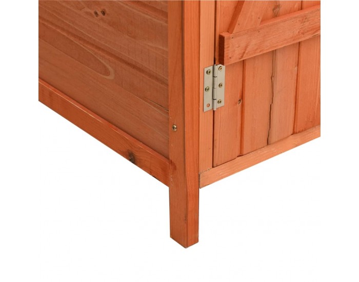 Sonata Навес за градински инструменти 136x75x160 см чам масив