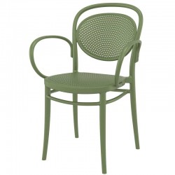 Стол Мarsel XL, маслено зелен - Градински столове