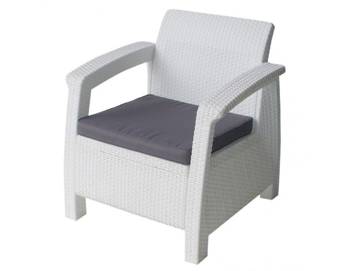 Кресло Мебели Богдан BM-Korfu, полипропилен, с възглавница
