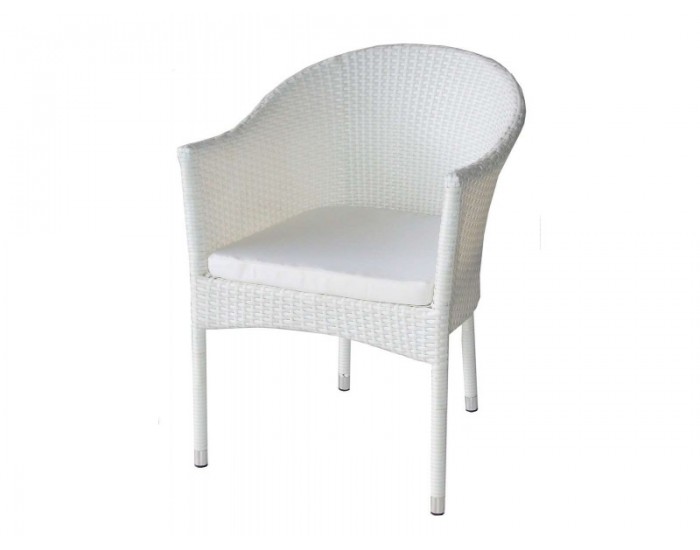 Кресло Мебели Богдан BM-350 с възглавничка, PVC ратан - Градински столове
