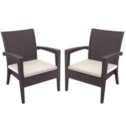 Комплект 2 кресла с възглавници Мебели Богдан BM-20 - Комплекти за външни условия
