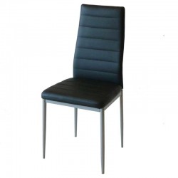 Трапезен стол АМ-С170 черна кожа - Трапезни столове