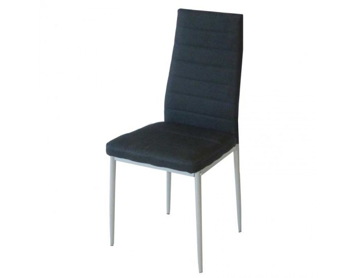 Трапезен стол АМ-С170 черен текстил - Трапезни столове