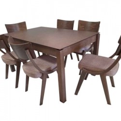 Комплект маса Karol + 6 стола City - Bogdan Furniture Direct