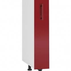 Долен шкаф с карго H15/82-E20, червен гланц - Модули Ferrara