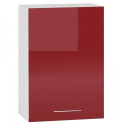 Горен шкаф В 50/72-Е20, червен гланц - Модулни кухни