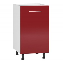 Долен шкаф H 50/82-E20, червен гланц - Модулни кухни