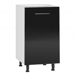 Долен шкаф H 50/82-E20, черен гланц - Модулни кухни