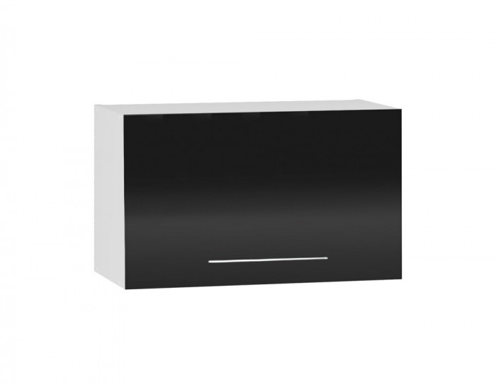 Горен шкаф с клапваща врата ВМ 60/36-Е20, черен гланц