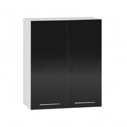 Горен шкаф В60/72, черен гланц - Модулни кухни