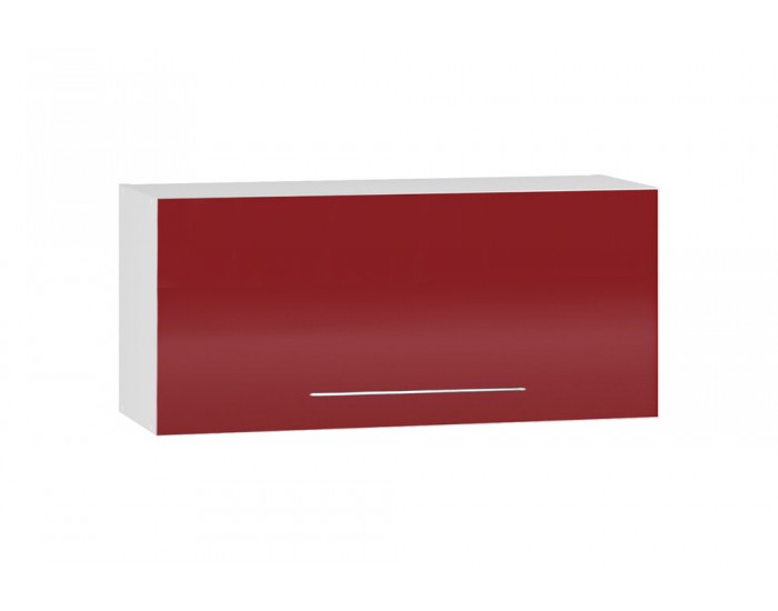 Горен шкаф - BM 80/36-E20/с клапваща врата, червен гланц