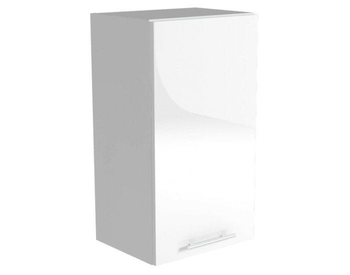 Корпус за горен шкаф B 40/72-E20, бял гланц