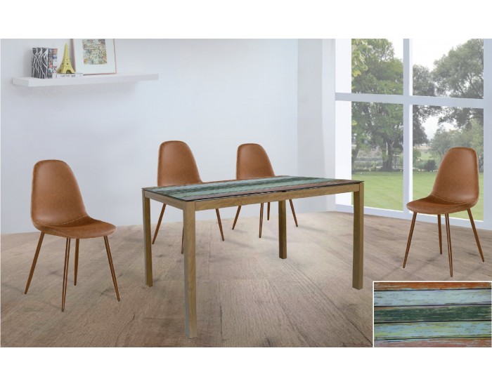 Комплект маса със столове Мебели Богдан модел Fargo BM - Комплекти маси и столове