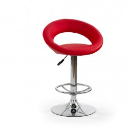 Бар стол модел H-15, червен - Бар столове
