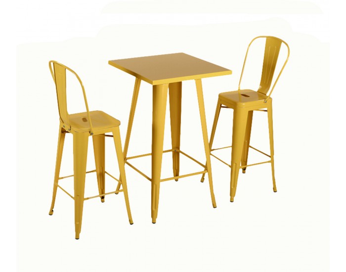 Бар маса Мебели Богдан модел 22-Linda, цвят: жълт -
