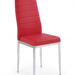Трапезен стол Мебели Богдан модел BM204C червен - Трапезни столове
