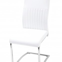 Трапезен стол Мебели Богдан модел BM265 бял - Трапезни столове
