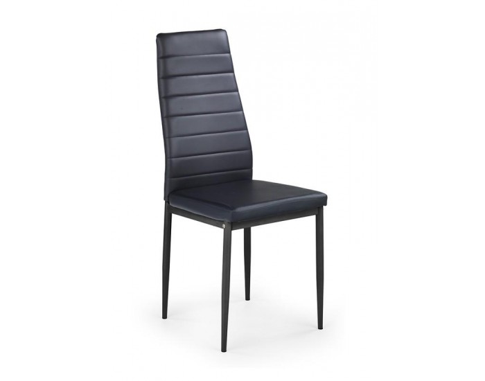 Трапезен стол Мебели Богдан модел 1-BM70 черен, размер: 52/40/97 см - Трапезни столове