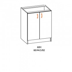 Долен шкаф Alina 60Н-E20, с две врати/елша - Evromar
