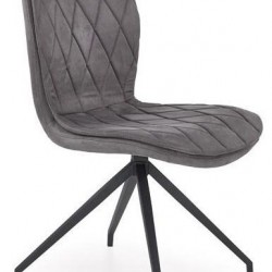 Стол КН-237-E20 сиво/черно - Столове
