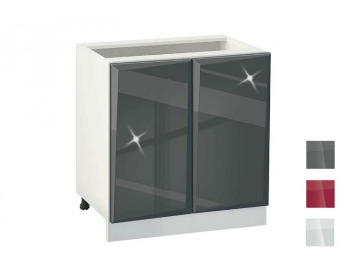 Кухненски шкаф Гланц МДФ 802, долен с рафт