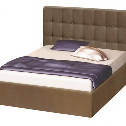 Легло Мебели Богдан Aria BM05, кафяво с табла Catleia, кафява - Bogdan Furniture G