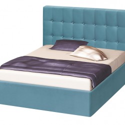 Легло Мебели Богдан Aria BM12, синьо с табла Catleia, синя - Bogdan Furniture G