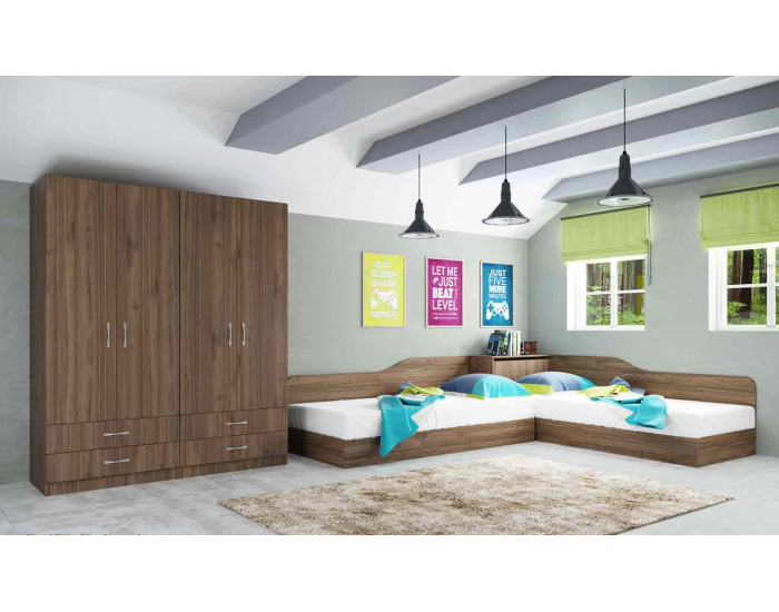 Детски спален комплект модел 7064, Орех адмирал