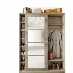 Шкаф за обувки Мебели Богдан модел 4054, плъзгаща врата, сонома - Irim