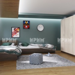 Спален комплект 7066, венге и астра - Спални комплекти