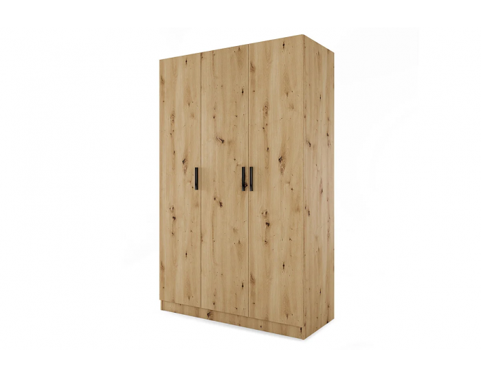 Трикрилен гардероб Mod 1002, Дъб артисан