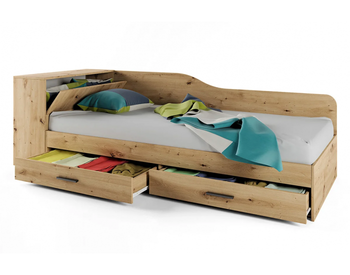 Легло Mod 2005 с чекмеджета, Дъб артисан