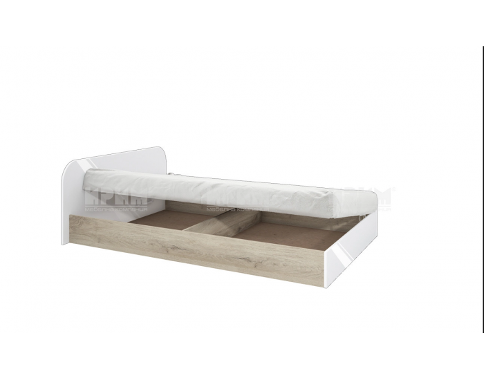 Легло Mod 2011, 120/190, Бял гланц/Сонама Арвен