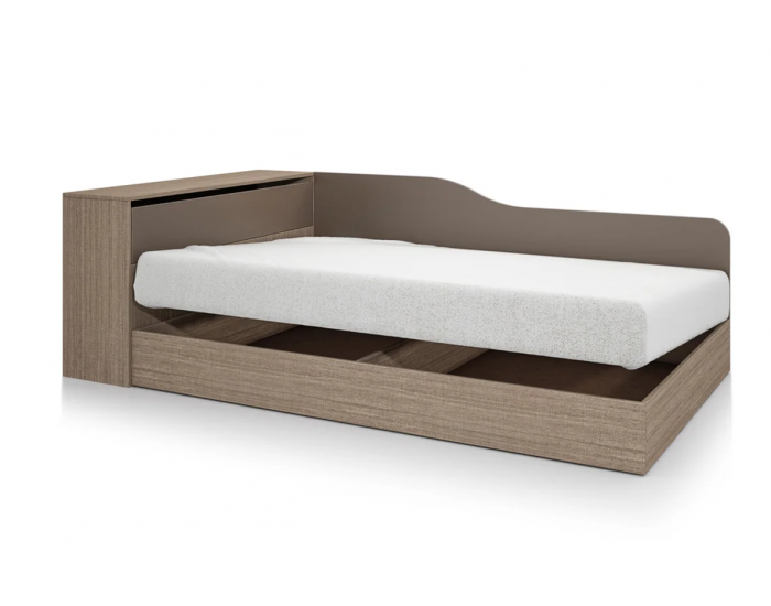 ﻿Легло приста Mod 2002 за матрак 120/190, Мока/Лате