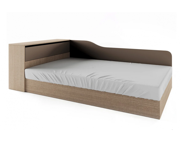 ﻿Легло приста Mod 2002 за матрак 120/190, Мока/Лате