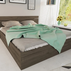 Спалня с нощни шкафчета Mod 2007, Орех адмирал - Легла