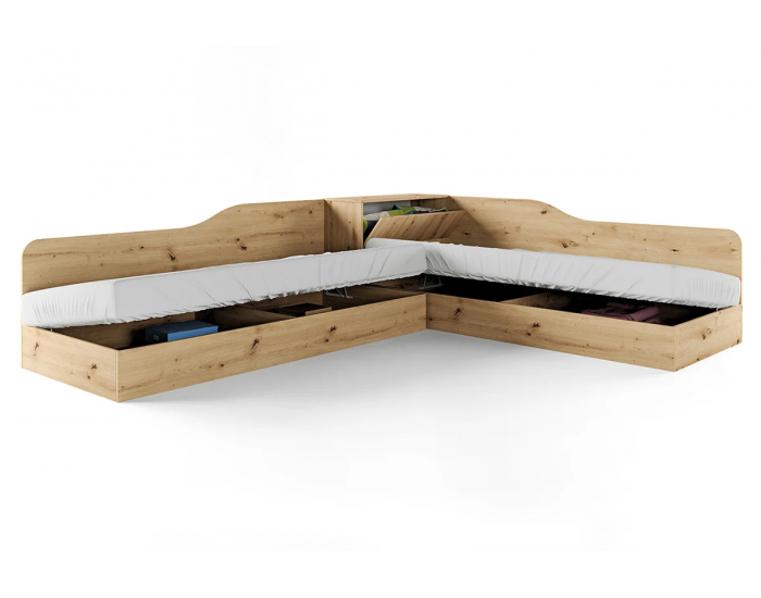 Ъглови легла Mod 2001, Дъб артисан