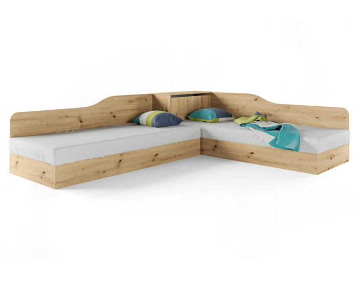 Ъглови легла Mod 2001, Дъб артисан