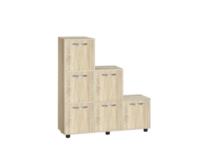 Етажерка Мебели Богдан Cubo 6, с 6 врати, сонома Етажерка Мебели Богдан Cubo 6, с 6 врати, сонома